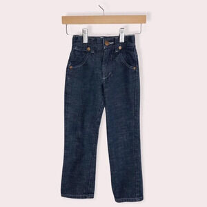 Flora and Henri jeans straight leg dark wash size 3‎ years